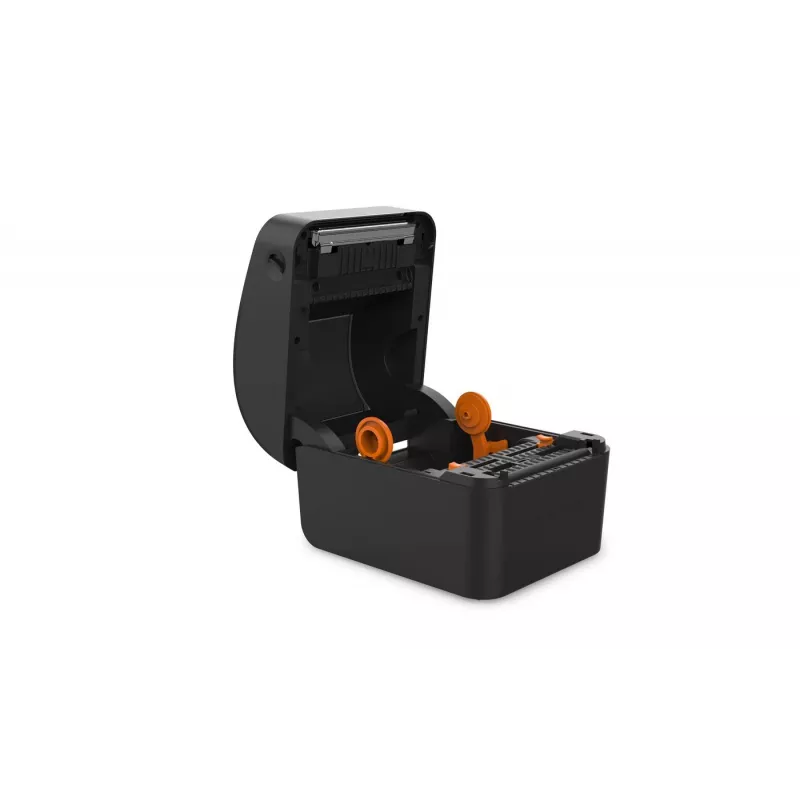 Etichettatrice Capture CA-RP420 — termica diretta 203 dpi da tavolo con USB, seriale, Ethernet (nero)
