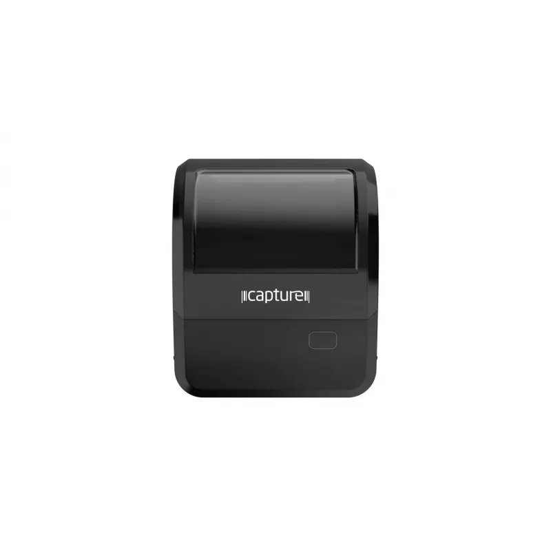 Etichettatrice Capture CA-RP420 — termica diretta 203 dpi da tavolo con USB, seriale, Ethernet (nero)