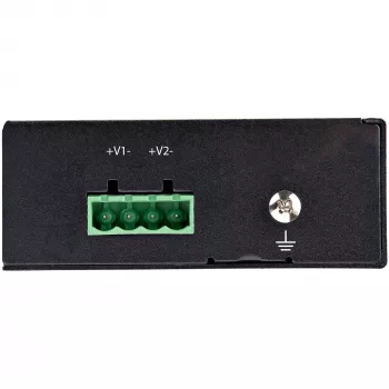 StarTech.com iniettore PoE Gigabit industriale - alta velocità/alta potenza 90W - 802.3bt PoE++ 52V-56VDC guida DIN adattatore iniettore UPoE/Ultra Power Over Ethernet - da -40C a +75C robusto