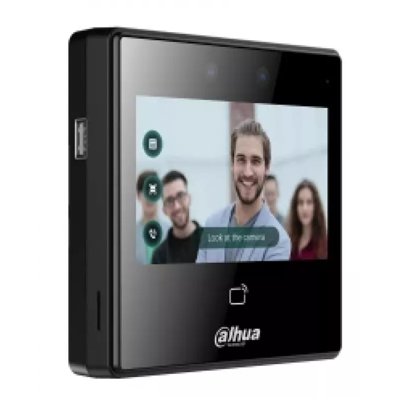 Dahua Technology DHI-ASI3213A-W lettore controllo accessi terminale riconoscimento facciale nero