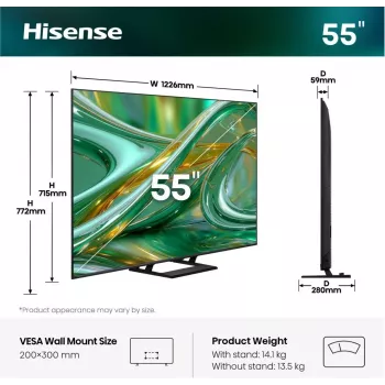 TV Hisense 55E8S 55