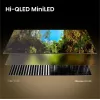 Hisense 65E8S TV ULED Mini LED 4K UHD da 65 pollici, Triple Tuner, 144 Hz