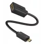 Ugreen 20134 cavo HDMI 0,2 m HDMI tipo D (Micro) HDMI tipo A (Standard) nero