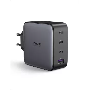 Caricabatterie Ugreen Nexode 100W GaN USB-C USB-A ricarica rapida 3 porte
