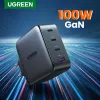 Caricabatterie Ugreen Nexode 100W GaN USB-C USB-A ricarica rapida 3 porte