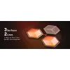Set di lampade da parete smart Govee Glide Hexagon Light Panels Ultra pacchetto di espansione – Wi-Fi/Bluetooth, ingresso 36 V, grigio
