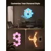 Set di lampade da parete smart Govee Glide Hexagon Light Panels Ultra pacchetto di espansione – Wi-Fi/Bluetooth, ingresso 36 V, grigio