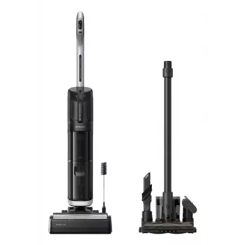 Aspirapolvere a scopa Dreame H14 Dual batteria asciutto e bagnato senza sacchetto — potenza di aspirazione 18000 Pa, 380 W, 0,35 L, nero