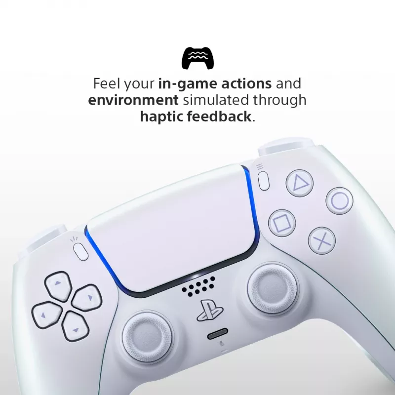Sony DualSense v3 Pearl gamepad Bluetooth/USB analogico/digitale PlayStation 5