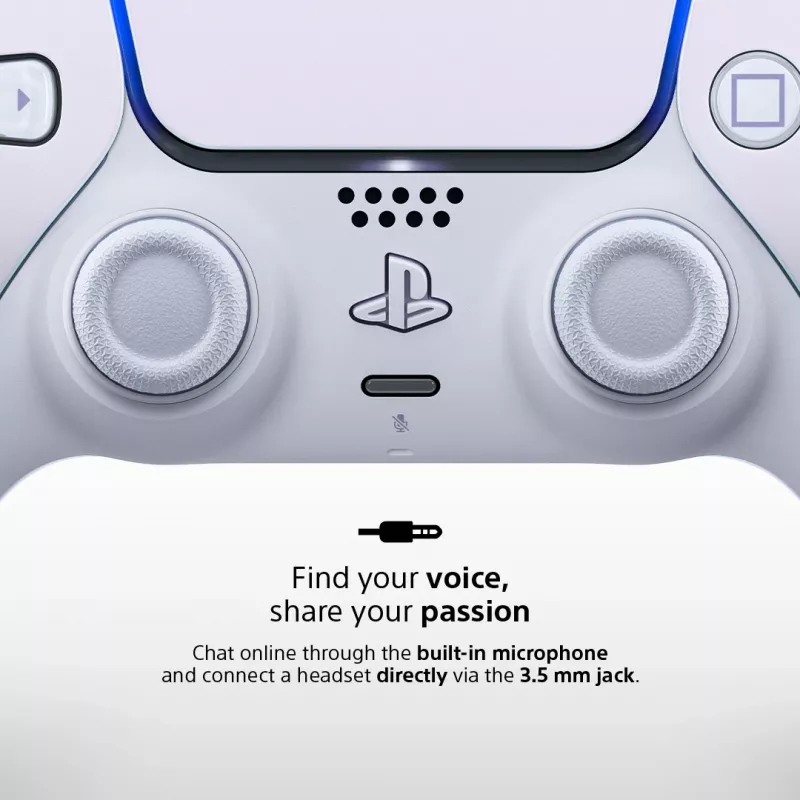 Sony DualSense v3 Pearl gamepad Bluetooth/USB analogico/digitale PlayStation 5