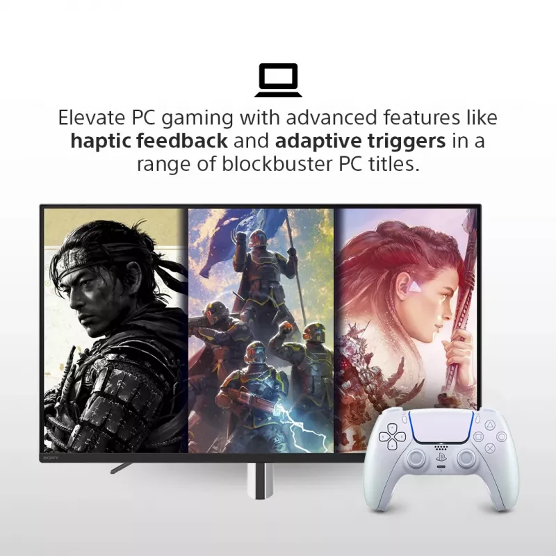 Sony DualSense v3 Pearl gamepad Bluetooth/USB analogico/digitale PlayStation 5