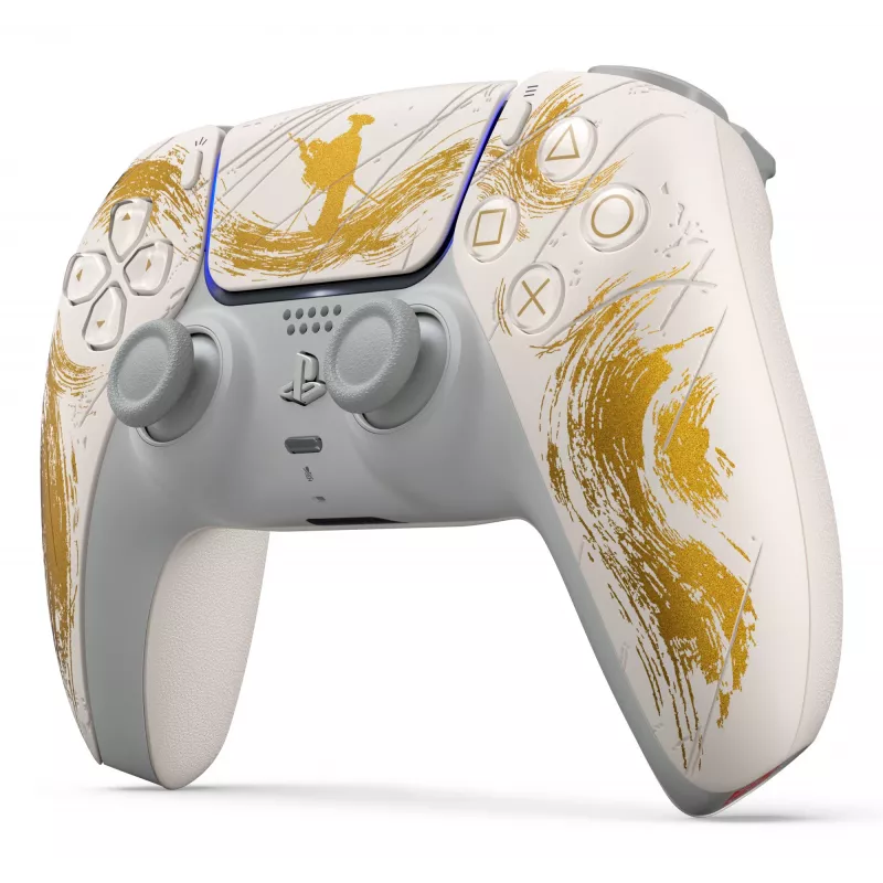 Sony DualSense controller wireless - Ghost of Yōtei Gold Limited Edition oro, bianco gamepad Bluetooth/USB analogico/digitale Android, MAC, PC, PlayStation 5, iOS