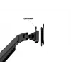 Multibrackets M VESA Gas Lift Arm supporto da scrivania o a parete Basic nero morsetto/fissaggio a vite 10 kg
