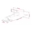 Supporto per proiettore Multibrackets M Projector Mount Short Throw Deluxe 300-700 Medium supporto a parete 25 kg bianco