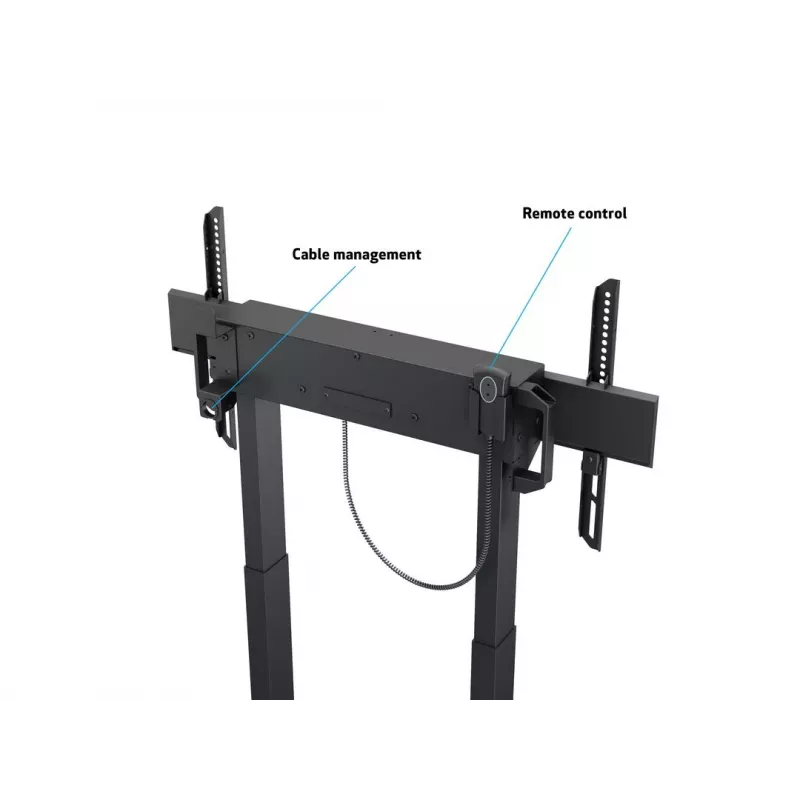 Multibrackets M supporto da terra motorizzato 60kg nero peso max. 60kg schermo min. 94cm schermo max. 2,29m