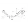 Multibrackets M supporto per monitor a parete Basic Dual 16 kg 17-32