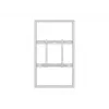 Supporto a parete per cassa MULTIBRACKETS M Pro Series per display 55 inch, slim Medium, bianco, acciaio, 1360×87×860 mm, orizzontale/verticale