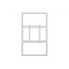 Supporto a parete per cassa MULTIBRACKETS M Pro Series per display 55 inch, slim Medium, bianco, acciaio, 1360×87×860 mm, orizzontale/verticale