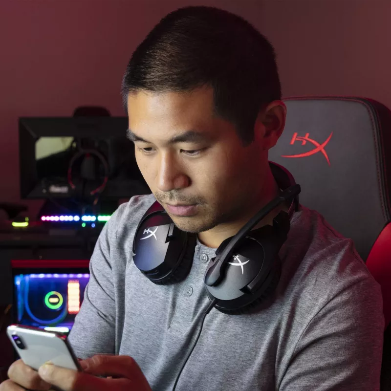 HyperX Cloud Stinger S headset con filo fascia gaming nero