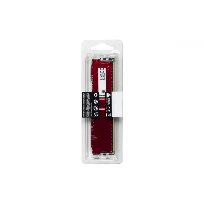 Kingston Technology FURY Beast, 8 GB, 1 X 8 GB, DDR3, 1866 MHz, 240-pin DIMM, rosso
