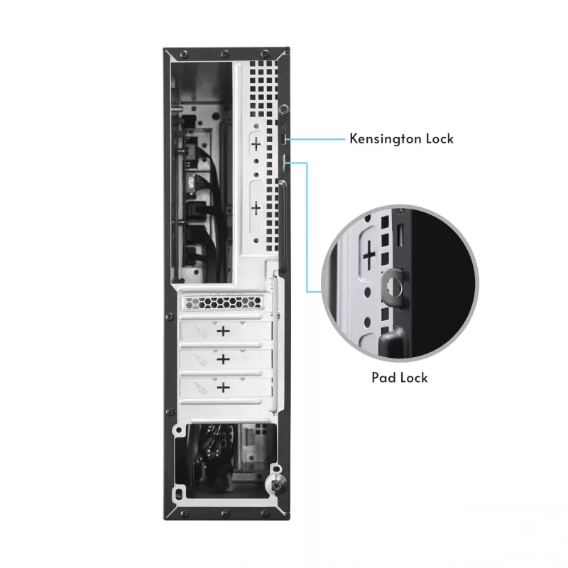 Case per computer CHIEFTEC DT-10B-300 Small Form Factor (SFF) nero con alimentatore TFX 300 W