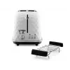 De’Longhi CTJ 2103.W tostapane 2 fette 900 W nero, bianco