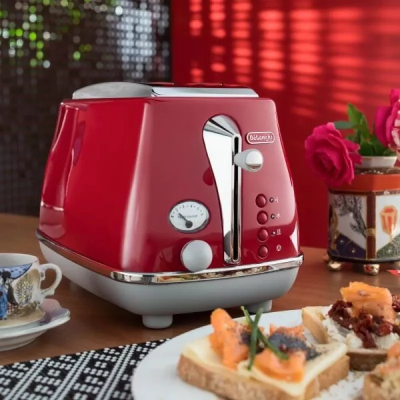 De’Longhi Icona Capitals 6 2 fette 900 W rosso