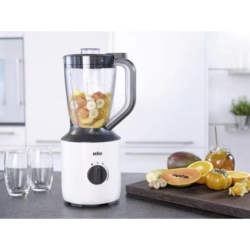 Braun PowerBlend 3 1,5 L frullatore da tavolo 800 W nero, bianco