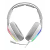 Glorious Gaming Glorious GHS Eternal RGB - headset gaming stereo RGB per PC, PS5, PS4, Switch - driver angolari ottimizzati, microfono rimovibile regolabile e cristallino, USB-C - durevole, comfort per tutto il giorno e la notte - bianco