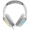 Glorious Gaming Glorious GHS Eternal RGB - headset gaming stereo RGB per PC, PS5, PS4, Switch - driver angolari ottimizzati, microfono rimovibile regolabile e cristallino, USB-C - durevole, comfort per tutto il giorno e la notte - bianco