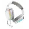 Glorious Gaming Glorious GHS Eternal RGB - headset gaming stereo RGB per PC, PS5, PS4, Switch - driver angolari ottimizzati, microfono rimovibile regolabile e cristallino, USB-C - durevole, comfort per tutto il giorno e la notte - bianco