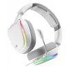 Glorious Gaming Glorious GHS Eternal RGB - headset gaming stereo RGB per PC, PS5, PS4, Switch - driver angolari ottimizzati, microfono rimovibile regolabile e cristallino, USB-C - durevole, comfort per tutto il giorno e la notte - bianco