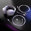 Glorious Gaming Glorious GHS Eternal RGB - headset gaming stereo RGB per PC, PS5, PS4, Switch - driver angolari ottimizzati, microfono rimovibile regolabile e cristallino, USB-C - durevole, comfort per tutto il giorno e la notte - bianco