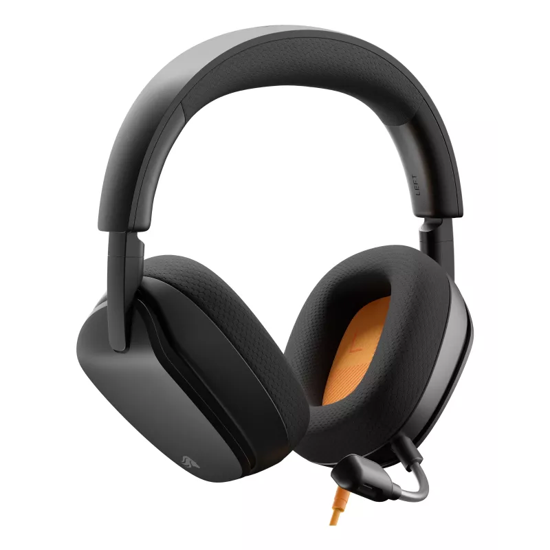 Glorious Gaming Glorious GHS Eternal - headset gaming stereo per PC, PS5, PS4, Xbox, Switch - driver angolari ottimizzati, microfono rimovibile regolabile e cristallino, 3,5 mm - robusto, comfort per tutto il giorno e la notte - nero