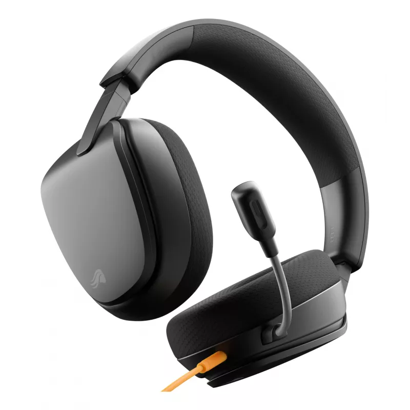 Glorious Gaming Glorious GHS Eternal - headset gaming stereo per PC, PS5, PS4, Xbox, Switch - driver angolari ottimizzati, microfono rimovibile regolabile e cristallino, 3,5 mm - robusto, comfort per tutto il giorno e la notte - nero