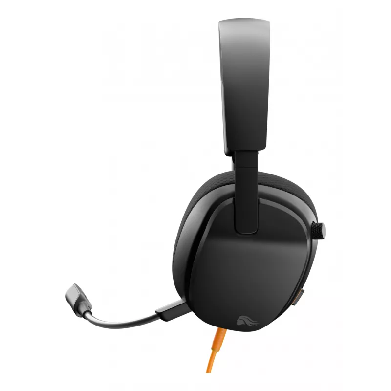 Glorious Gaming Glorious GHS Eternal - headset gaming stereo per PC, PS5, PS4, Xbox, Switch - driver angolari ottimizzati, microfono rimovibile regolabile e cristallino, 3,5 mm - robusto, comfort per tutto il giorno e la notte - nero