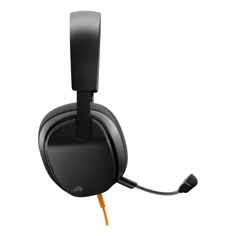 Glorious Gaming Glorious GHS Eternal - headset gaming stereo per PC, PS5, PS4, Xbox, Switch - driver angolari ottimizzati, microfono rimovibile regolabile e cristallino, 3,5 mm - robusto, comfort per tutto il giorno e la notte - nero