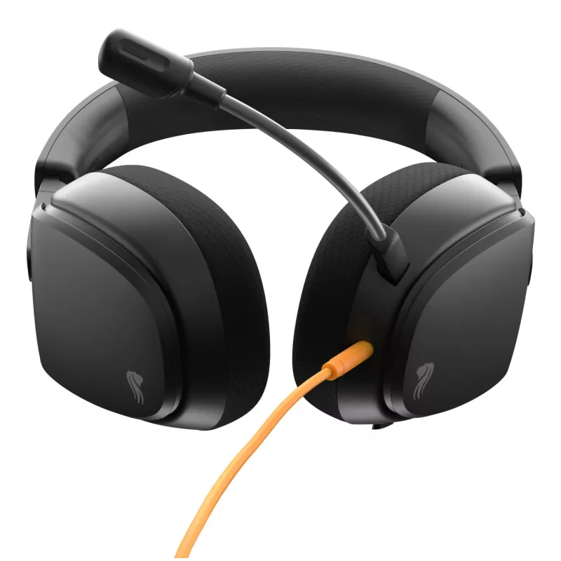 Glorious Gaming Glorious GHS Eternal - headset gaming stereo per PC, PS5, PS4, Xbox, Switch - driver angolari ottimizzati, microfono rimovibile regolabile e cristallino, 3,5 mm - robusto, comfort per tutto il giorno e la notte - nero