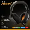 Glorious Gaming Glorious GHS Eternal - headset gaming stereo per PC, PS5, PS4, Xbox, Switch - driver angolari ottimizzati, microfono rimovibile regolabile e cristallino, 3,5 mm - robusto, comfort per tutto il giorno e la notte - nero