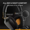 Glorious Gaming Glorious GHS Eternal - headset gaming stereo per PC, PS5, PS4, Xbox, Switch - driver angolari ottimizzati, microfono rimovibile regolabile e cristallino, 3,5 mm - robusto, comfort per tutto il giorno e la notte - nero