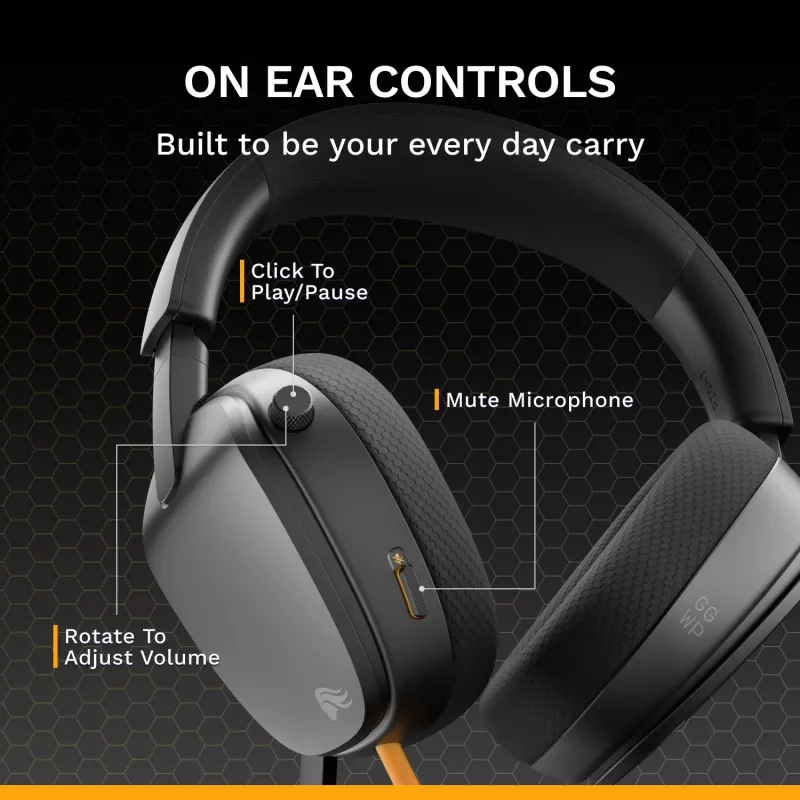 Glorious Gaming Glorious GHS Eternal - headset gaming stereo per PC, PS5, PS4, Xbox, Switch - driver angolari ottimizzati, microfono rimovibile regolabile e cristallino, 3,5 mm - robusto, comfort per tutto il giorno e la notte - nero