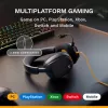 Glorious Gaming Glorious GHS Eternal - headset gaming stereo per PC, PS5, PS4, Xbox, Switch - driver angolari ottimizzati, microfono rimovibile regolabile e cristallino, 3,5 mm - robusto, comfort per tutto il giorno e la notte - nero