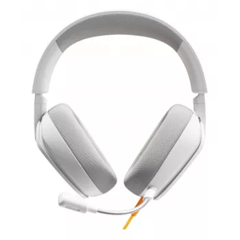 Glorious Gaming Glorious GHS Eternal - headset gaming stereo per PC, PS5, PS4, Xbox, Switch - driver angolari ottimizzati, microfono rimovibile regolabile e cristallino, 3,5 mm - durevole, comfort per tutto il giorno e la notte - bianco