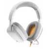 Glorious Gaming Glorious GHS Eternal - headset gaming stereo per PC, PS5, PS4, Xbox, Switch - driver angolari ottimizzati, microfono rimovibile regolabile e cristallino, 3,5 mm - durevole, comfort per tutto il giorno e la notte - bianco