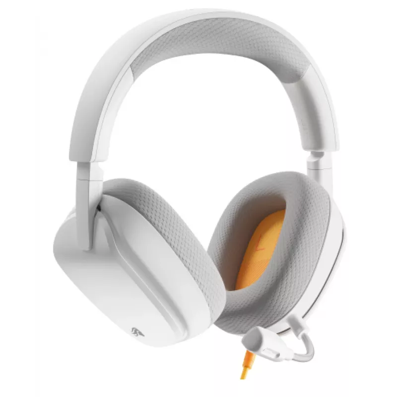 Glorious Gaming Glorious GHS Eternal - headset gaming stereo per PC, PS5, PS4, Xbox, Switch - driver angolari ottimizzati, microfono rimovibile regolabile e cristallino, 3,5 mm - durevole, comfort per tutto il giorno e la notte - bianco