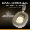 Glorious Gaming Glorious GHS Eternal - headset gaming stereo per PC, PS5, PS4, Xbox, Switch - driver angolari ottimizzati, microfono rimovibile regolabile e cristallino, 3,5 mm - durevole, comfort per tutto il giorno e la notte - bianco