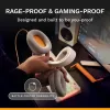 Glorious Gaming Glorious GHS Eternal - headset gaming stereo per PC, PS5, PS4, Xbox, Switch - driver angolari ottimizzati, microfono rimovibile regolabile e cristallino, 3,5 mm - durevole, comfort per tutto il giorno e la notte - bianco