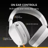 Glorious Gaming Glorious GHS Eternal - headset gaming stereo per PC, PS5, PS4, Xbox, Switch - driver angolari ottimizzati, microfono rimovibile regolabile e cristallino, 3,5 mm - durevole, comfort per tutto il giorno e la notte - bianco