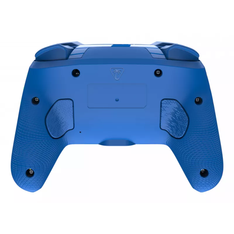 Gamepad con filo e wireless Turtle Beach Afterglow Wave blu per Nintendo Switch 2 – Bluetooth/USB-C, RGB, batteria ricaricabile integrata da 20 ore, cavo da 3 m