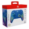 Gamepad con filo e wireless Turtle Beach Afterglow Wave blu per Nintendo Switch 2 – Bluetooth/USB-C, RGB, batteria ricaricabile integrata da 20 ore, cavo da 3 m